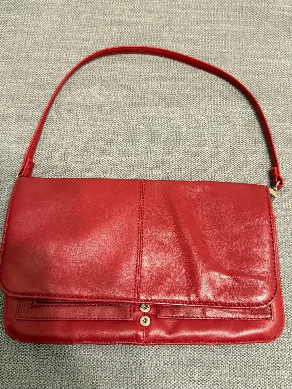 Vintage Wilsons Leather Burgundy Genuine Leather Shoulder Bag